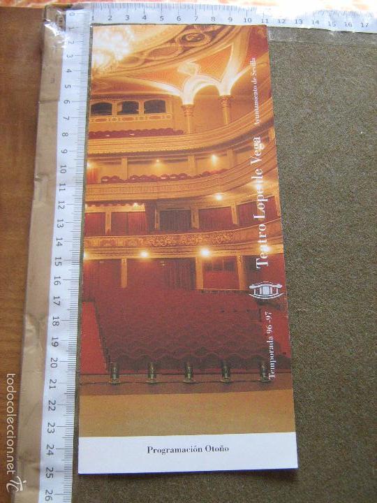 Coleccionismo: PROGRAMA DE MANO - SEVILLA - TEATRO LOPE DE VEGA - PROGRAMACION OTO&Ntilde;O - TEMPORADA 96/97