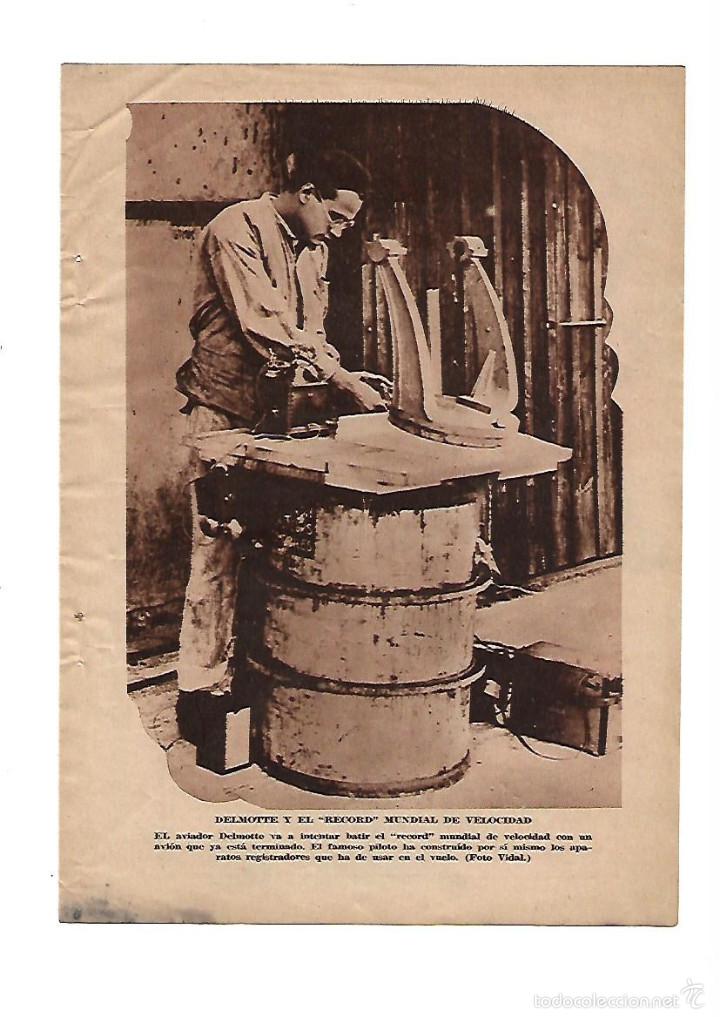 Collecting paper: A&Ntilde;O 1934 RECORTE PRENSA CORDOBA HOMENAJE SECRETARIO JAP DELGADO DELMOTTE RECORD VELOCIDAD AVIACION
