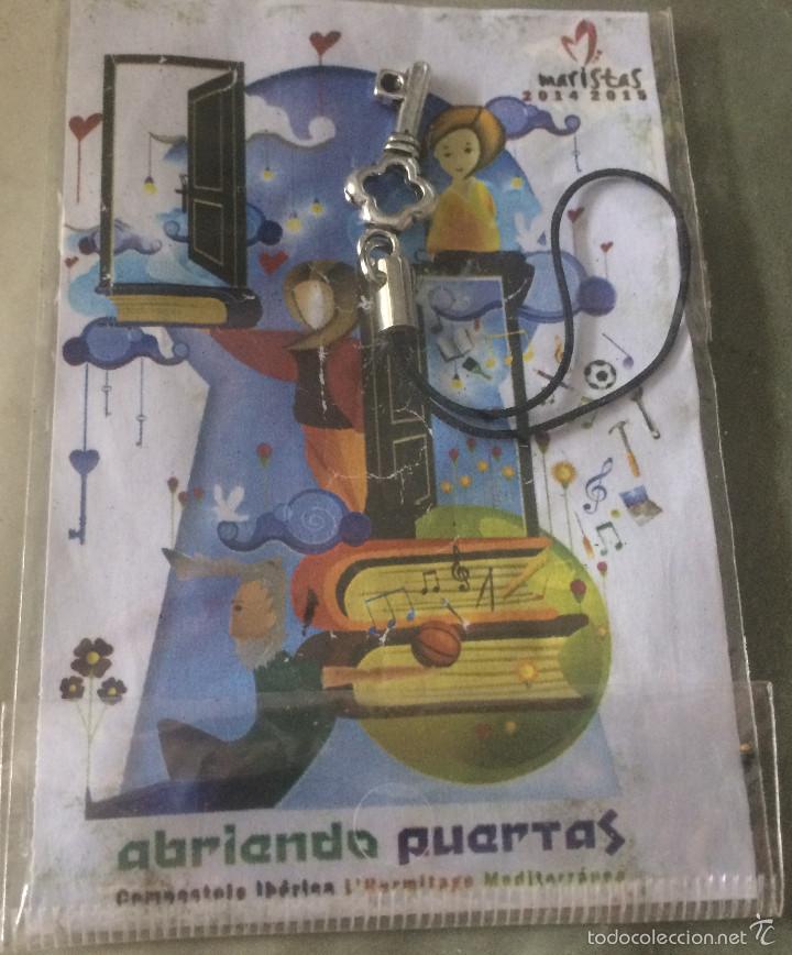 Coleccionismo: Peque&ntilde;a llave, para pulseras o decoraci&oacute;n. Abalorio. Publicitaria de Maristas, 2014. Nueva.
