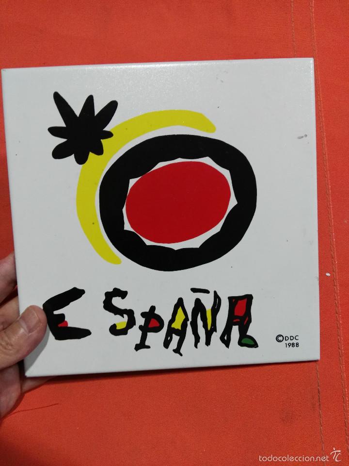 Coleccionismo: Baldosa de Espa&ntilde;a para colgar - Foto 1