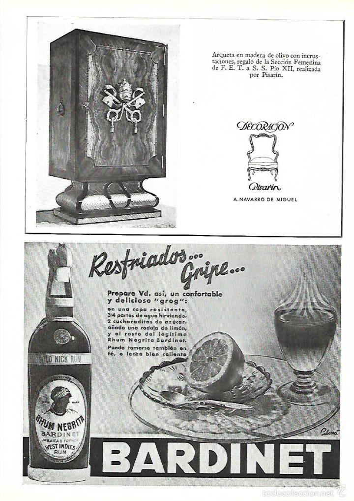 Collecting paper: A&Ntilde;OS 40 RECORTE PRENSA PUBLICIDAD BEBIDAS RON RHUM NEGRITA BARDINET SOLUCION AL RESFRIADO GRIPE