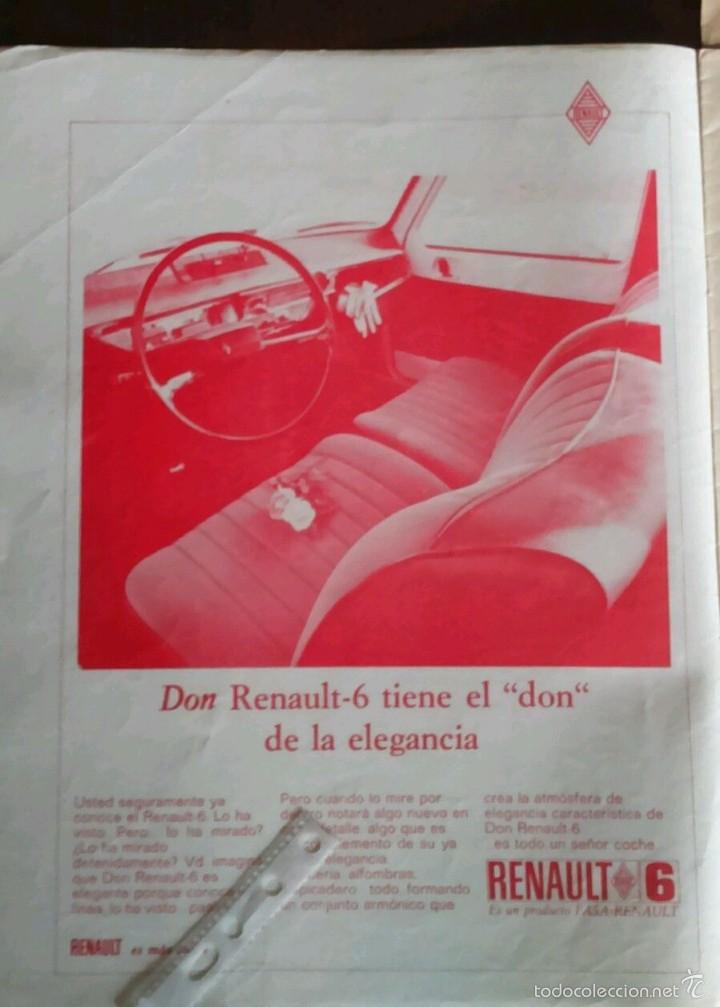 Collecting: Publicidad automovil Renault 6 de 1969