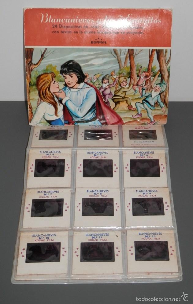 Coleccionismo: BLANCANIEVES Y LOS 7 ENANITOS - 24 DIAPOSITIVAS VINTAGE
