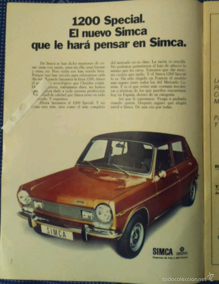 Coleccionismo: Publicidad automovil Simca 1200 Chrysler de 1973