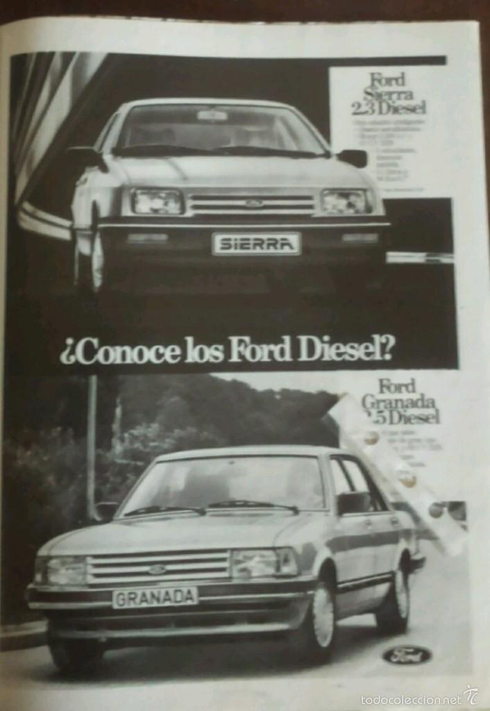 Coleccionismo: Publicidad automovil Ford Sierra y Granada de 1983
