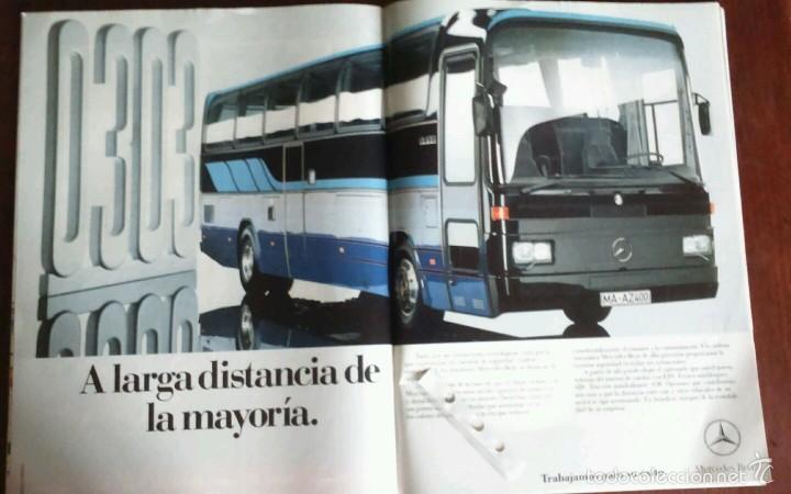 Coleccionismo: Publicidad autobus Mercedes-Benz O 303 de 1991