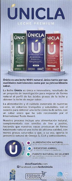Coleccionismo: Vale leche Unicla - Foto 1
