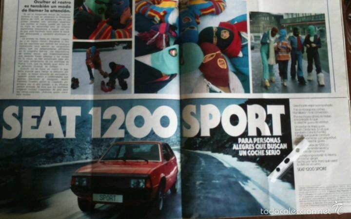 Coleccionismo: Publicidad automovil Seat 1200 Sport de 1976