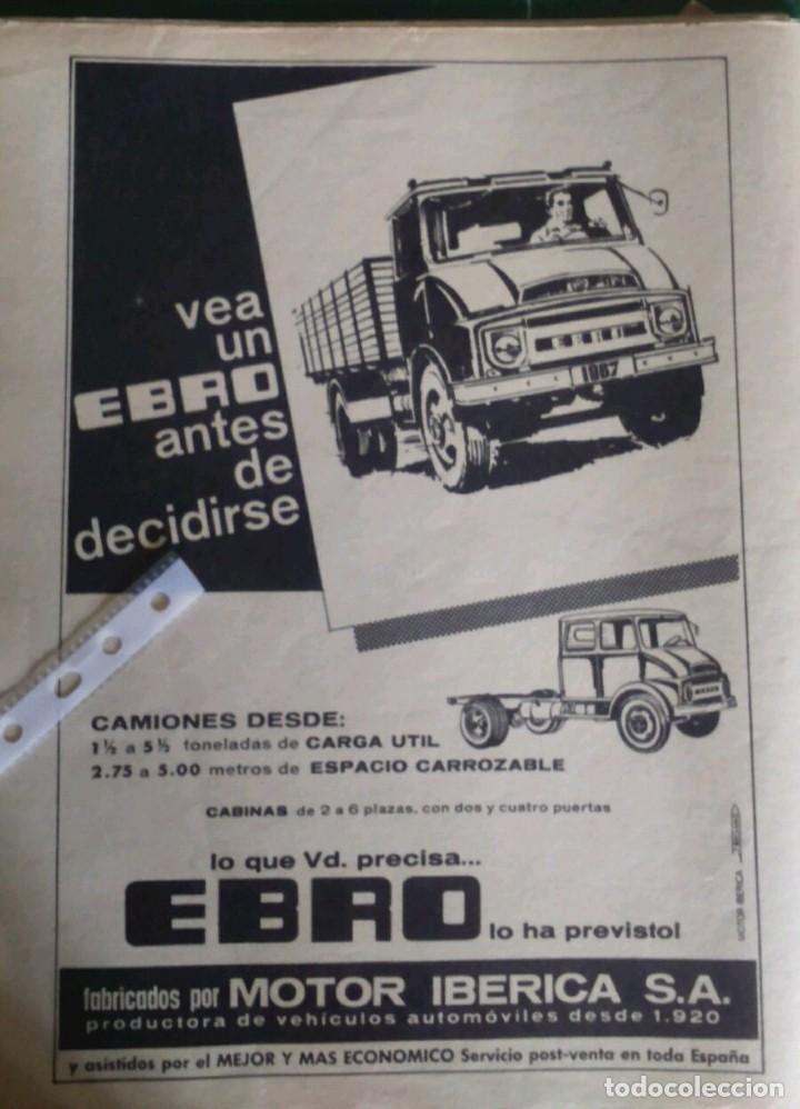Coleccionismo: Publicidad camion truck Ebro de 1967