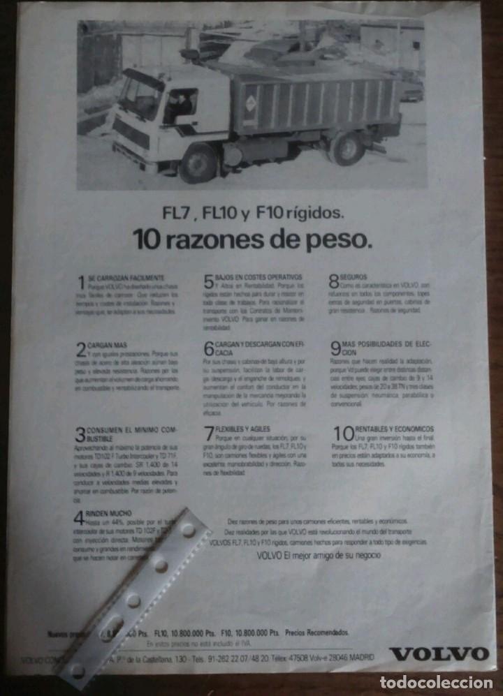 Coleccionismo: Publicidad camion truck Volvo