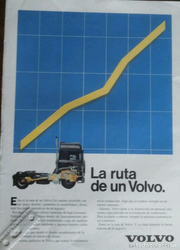 Coleccionismo: Publicidad camion truck Volvo