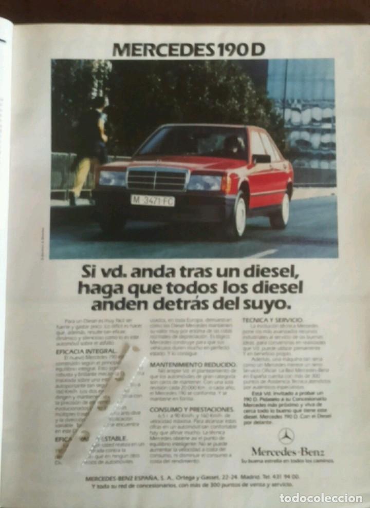 Coleccionismo: Publicidad automovil Mercedes-Benz 190 D de 1984