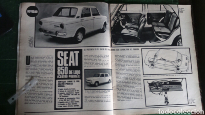 Sammeln: Reportaje automovil Seat 850 de Lujo 4 puertas de 1971