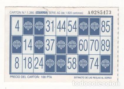 Alb Tc 3 Antiguo Carton Bingo Original Sold Through Direct Sale