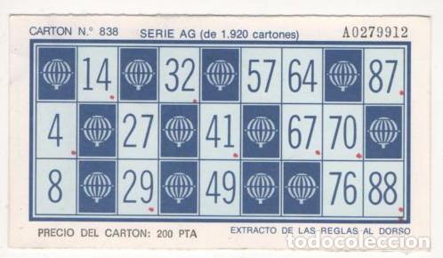 Alb Tc 3 Antiguo Carton Bingo Original Sold Through Direct Sale