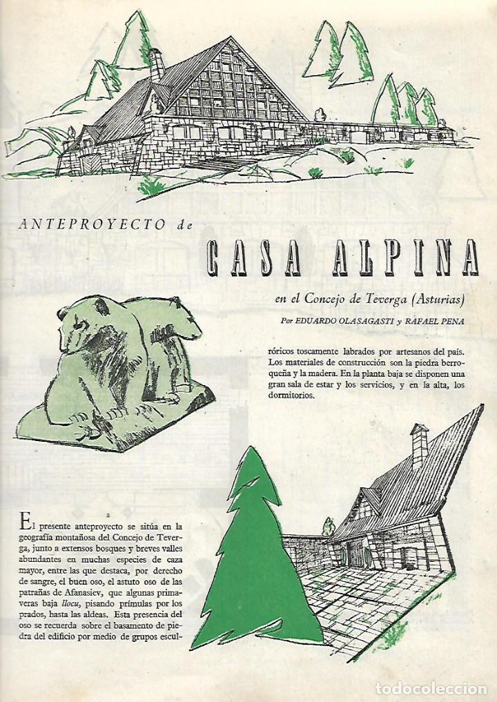 Sammelleidenschaft Papier: A&Ntilde;OS 40 RECORTE PRENSA ARQUITECTURA ANTEPROYECTO CASA ALPINA CONCEJO DE TEVERGA ASTURIAS OLASAGASTI
