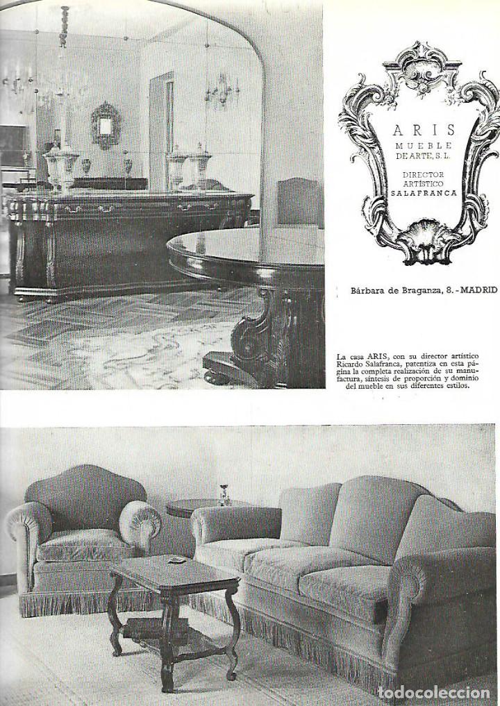 Collecting paper: A&Ntilde;OS 40 RECORTE PRENSA PUBLICIDAD PERFUMES DANA AGUA DE LAVANDA BOMBA PRAT ARIS MUEBLE DE ARTE