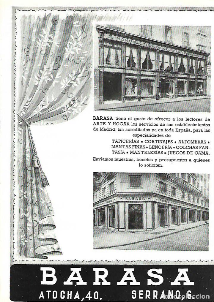 Collecting paper: A&Ntilde;OS 40 RECORTE PRENSA PUBLICIDAD DECORACION MUEBLES OLD ENGLAND BARASA MADRID