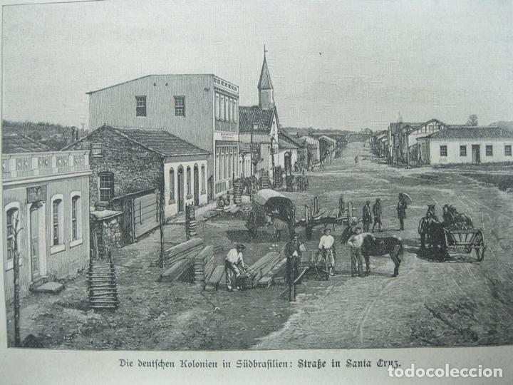 Coleccionismo: Vista de Santa Cruz do Sul (Brasil), 1889