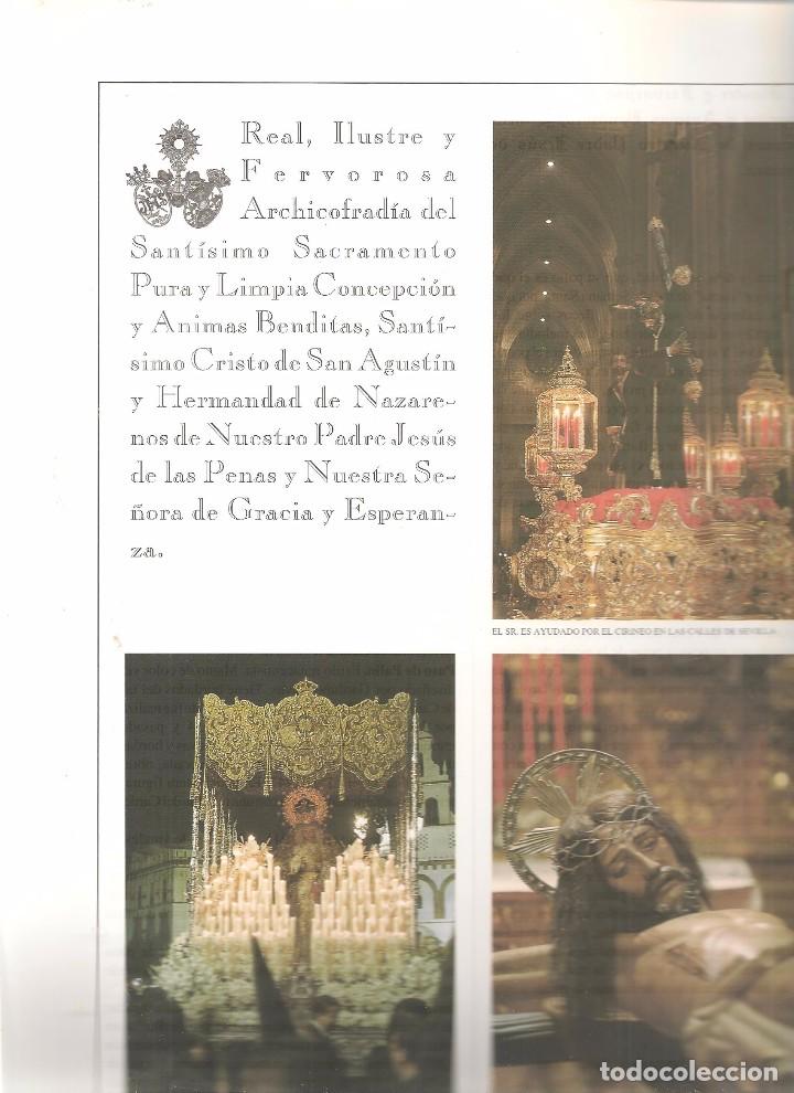 Coleccionismo: SEMANA SANTA DE SEVILLA. LAMINA. SANT&Iacute;SIMO CRISTO DE SAN AGUST&Iacute;N. (Z/8)