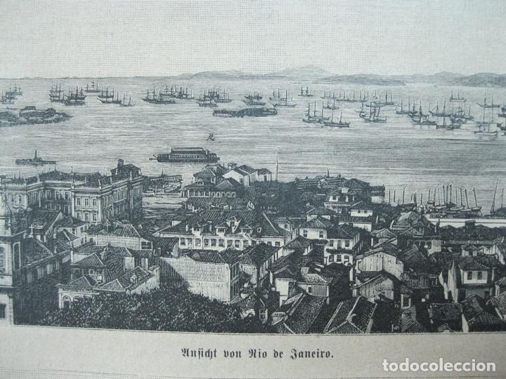 Collezionismo: Vistas de Rio de Janeiro y Petr&oacute;polis (Brasil), 1875