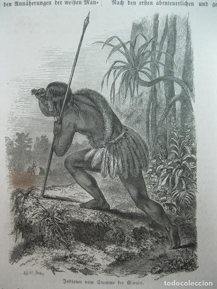 Collezionismo: Ind&iacute;gena j&iacute;baro de caza, (Brasil),1865