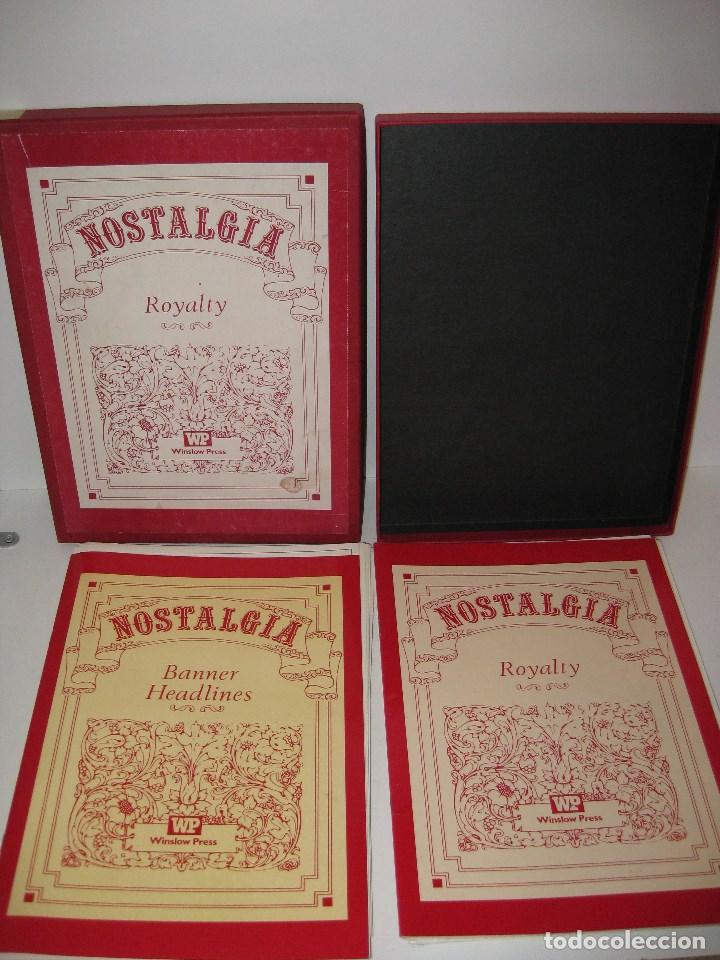 Coleccionismo: Reproduccion Grandes titulares y Realeza Inglesa de 1910 a 1950