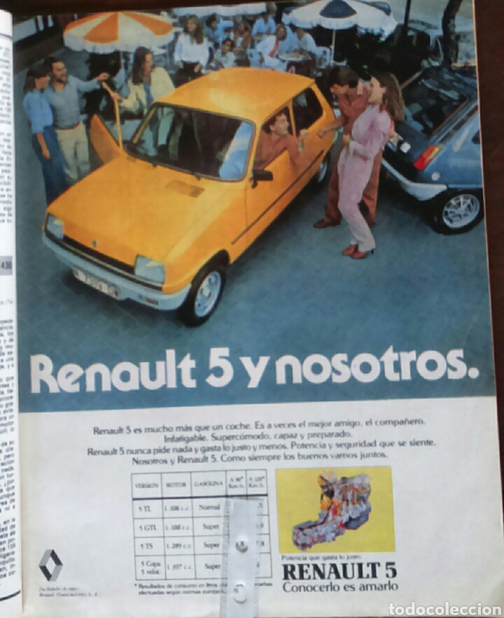 Sammeln: Publicidad automovil Renault 5 de 1980