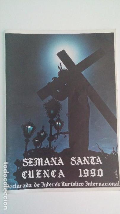 Coleccionismo: Programa oficial de la Semana Santa de Cuenca. A&ntilde;o 1990 - Foto 1
