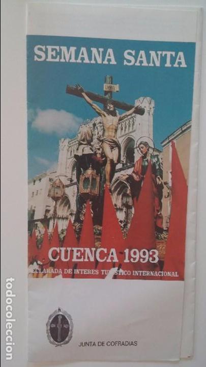 Triptico Semana Santa de Cuenca 1993
