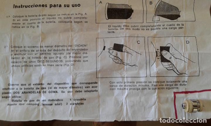 Coleccionismo: VALVULA PARA CARGAR MECHEROS DE GAS - Foto 1