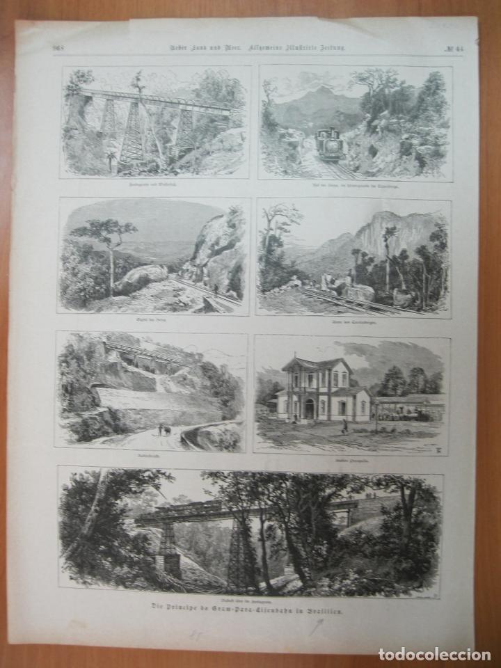 Coleccionismo: Introducci&oacute;n del tren en Brasil, 1885 - Foto 2