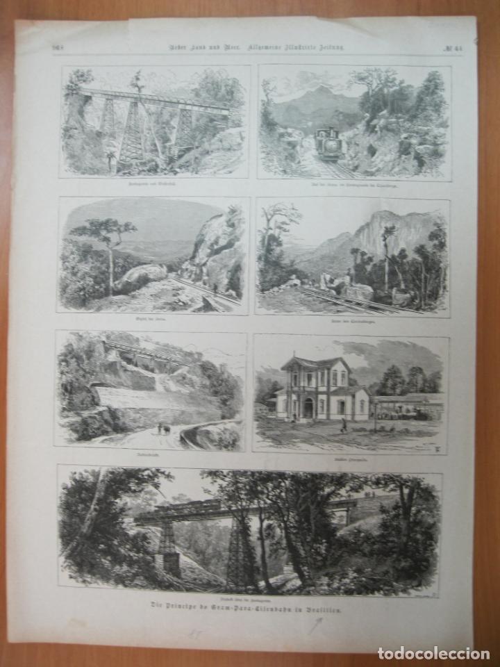 Coleccionismo: Introducci&oacute;n del tren en Brasil, 1885 - Foto 1