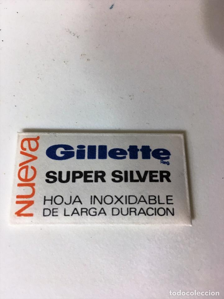 Coleccionismo: HOJA DE AFEITAR GILLETTE SUPER SILVER sin usar - Foto 1
