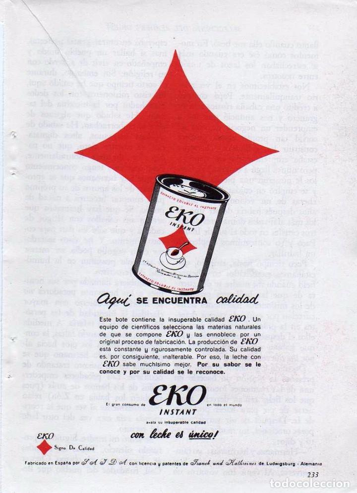 Coleccionismo: ANUNCIO PUBLICIDAD EKO