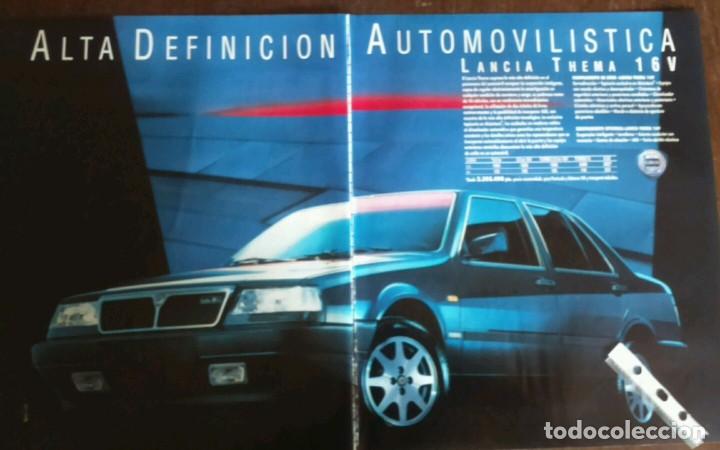 Coleccionismo: Publicidad automovil Lancia Thema 16 V&aacute;lvulas de 1990