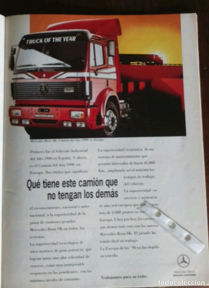 Coleccionismo: Publicidad camion truck Mercedes-Benz de 1990