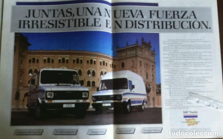 Coleccionismo: Publicidad Furgoneta Daf Leyland de 1987