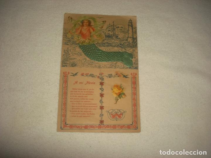Sammelleidenschaft Papier: FELICITACION LA FORTUNA . A MI NOVIA