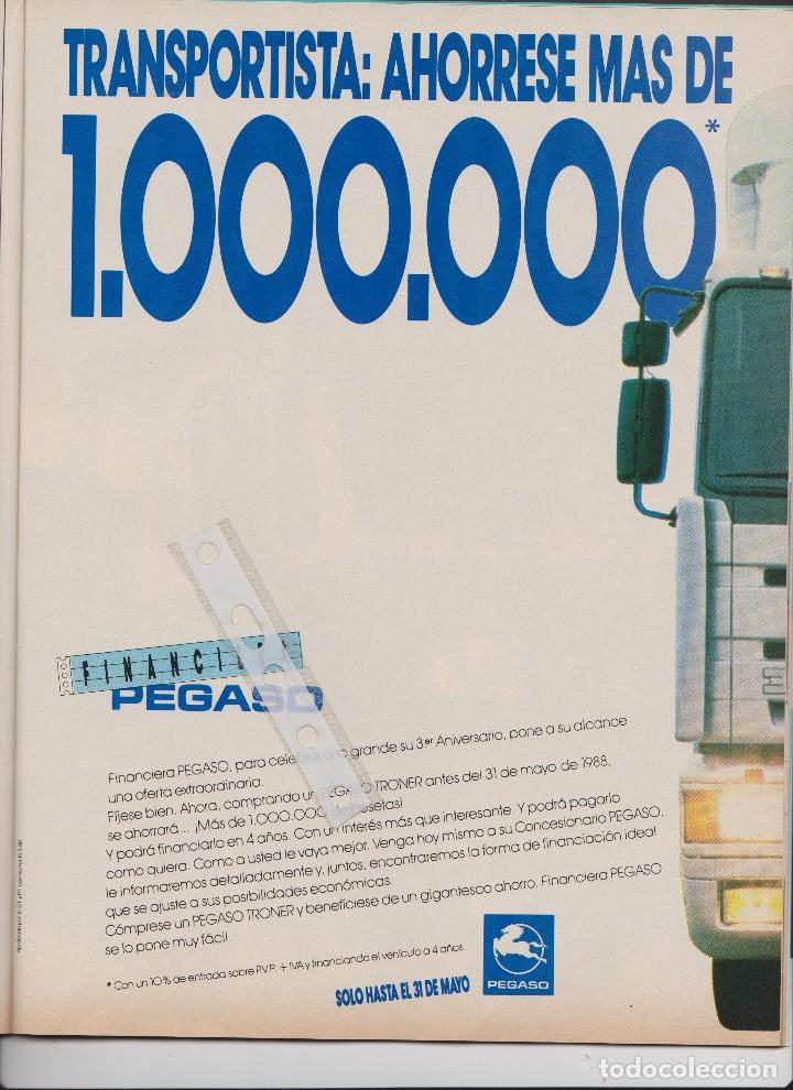 Coleccionismo: Publicidad Camion Pegaso Troner de 1988