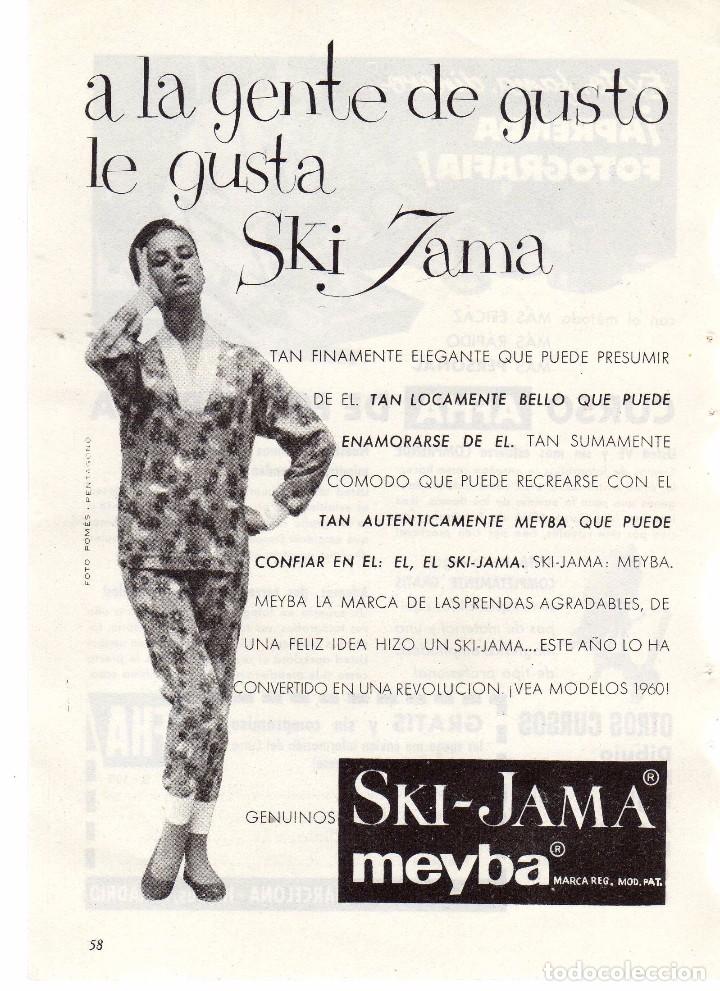 Coleccionismo: ANUNCIO PUBLICIDAD SKI-JAMA MEYBA