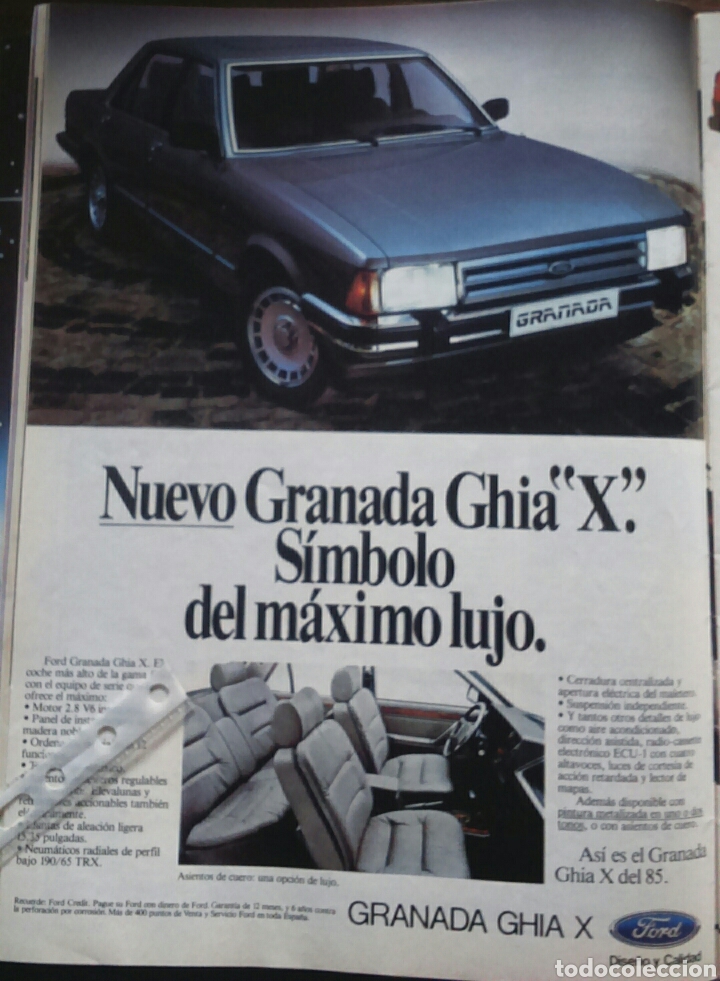 Coleccionismo: Publicidad automovil Ford Granada de 1984