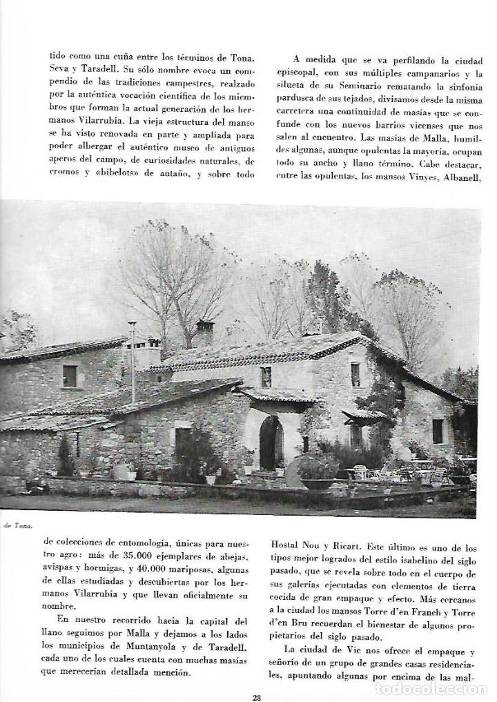 Collecting paper: A&Ntilde;O 1968 RECORTE PRENSA MASIA CATALANA FOTOGRAFIA MASIA LA FERRERIA DE TONA LES FERRERES