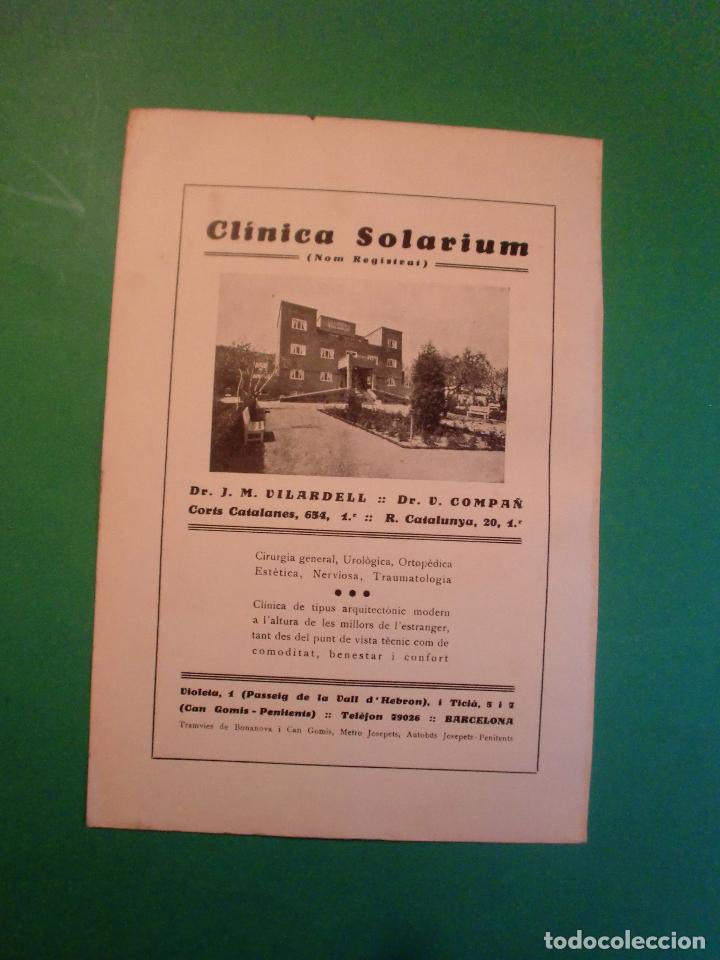 Collecting paper: CLINICA DEL DR. SEGU&Iacute; CIRUGIA I GINECOLOGIA - CLINICA SOLARIUM DR. J.M. VILARDELL - 1.935