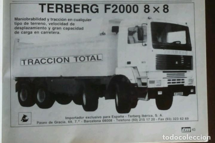 Coleccionismo: Publicidad camion truck Terberg de 1990