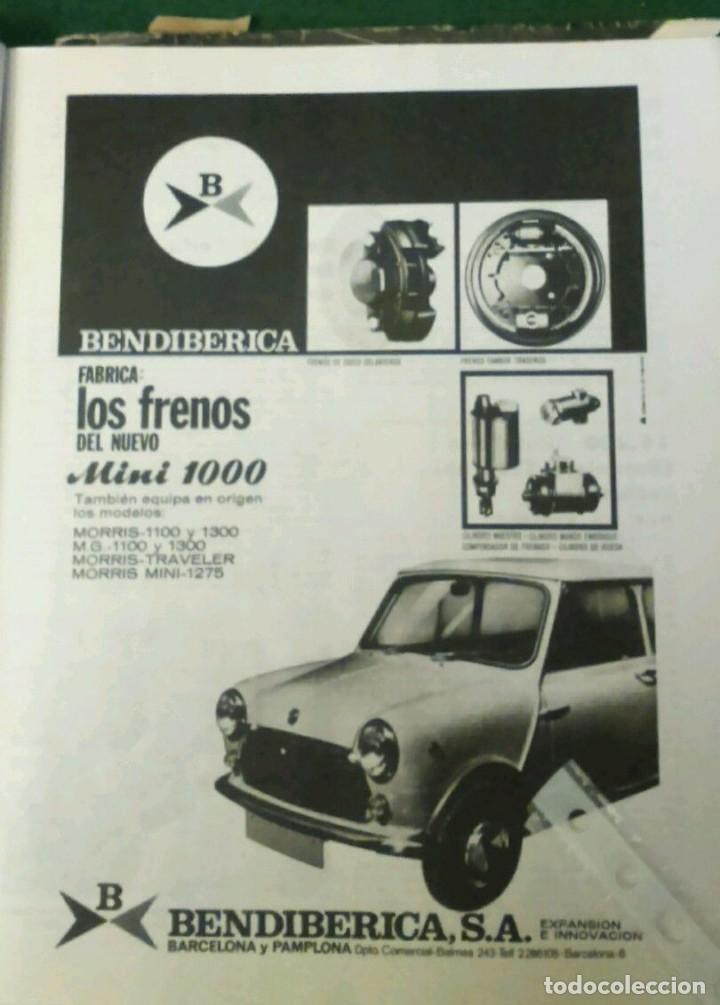 Coleccionismo: Publicidad frenos Bendiberica y M&iacute;ni Morris Authi de 1969