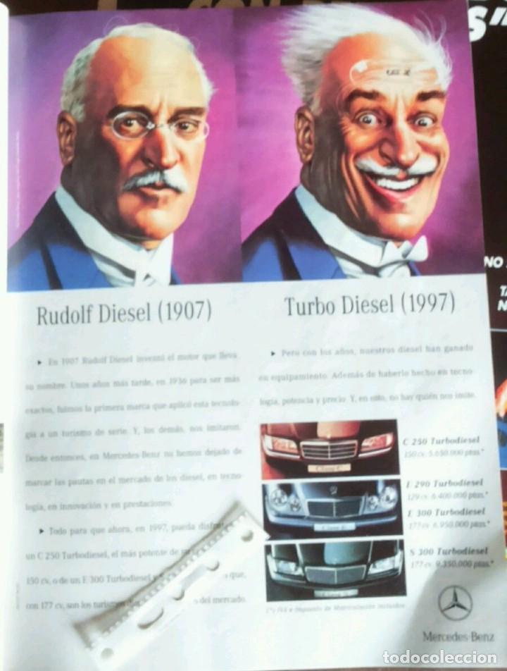 Coleccionismo: Publicidad automovil Mercedes-Benz de 1997 Turbo Di&eacute;sel