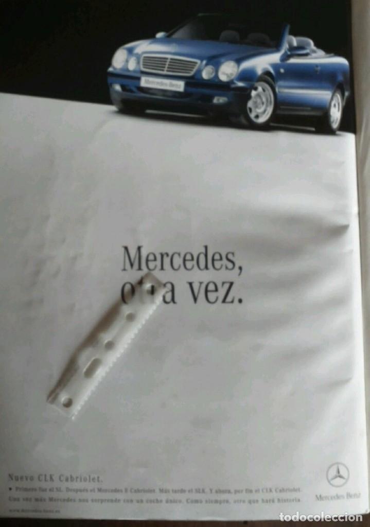Coleccionismo: Publicidad automovil Mercedes-Benz CLK Cabriolet de 1998
