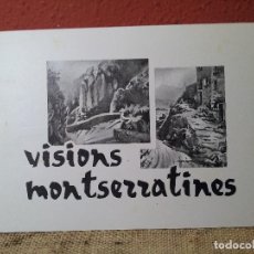 Coleccionismo: DÍPTICO INVITACION EXPOSICION JUAN PELFORT VISIONS MONTSERRATINES--SALA ROVIRA BARCELONA, 1963-- 