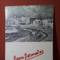 Coleccionismo: DÍPTICO INVITACION EXPOSICION RAMON BARNADAS SALA ROVIRA BARCELONA, 1962